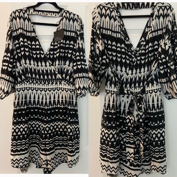 ASOS Curve Pants - ASOS curve graphic print romper